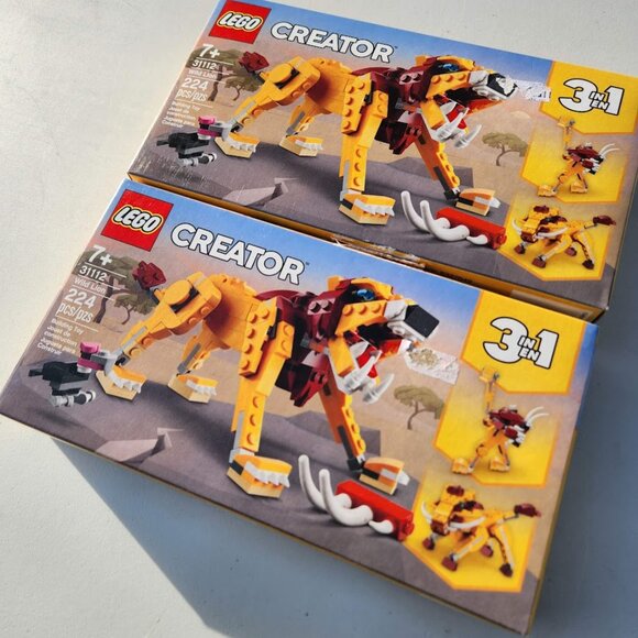 NEW LEGO Creator 3-in-1 BUNDLE Lion Safari 31112 Bundle Ostrich Warthog Pumba - Picture 3 of 9